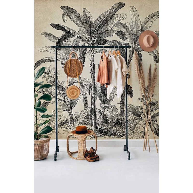 Basildene Matte Peel & Stick Mural, 208 x 146cm