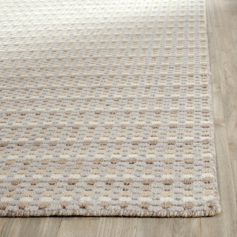 Morano Hand Loomed Wool Striped Rug, Rectangle 5' x 8'