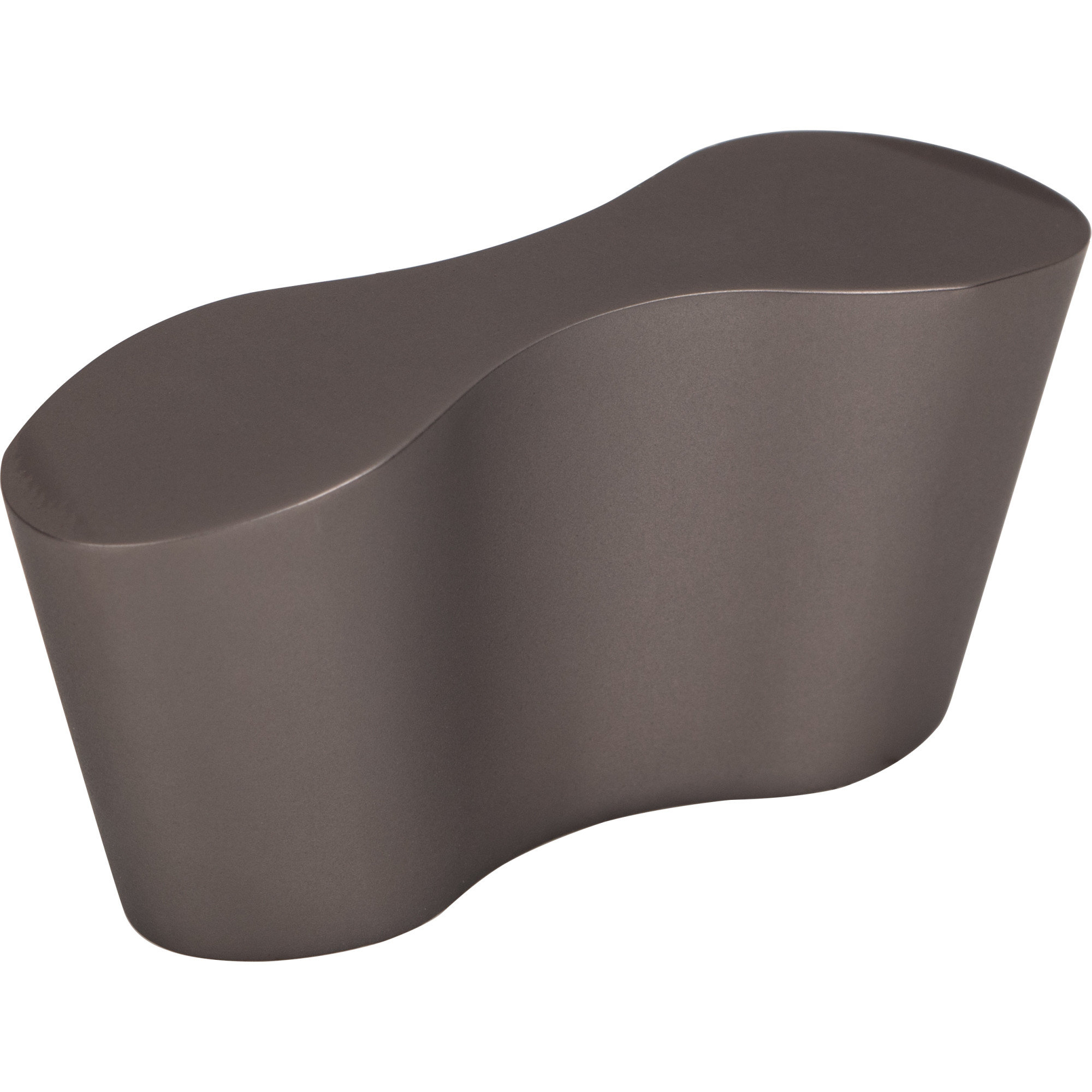 Infinity 1 1/4" Length Oval Knob, Ash Gray
