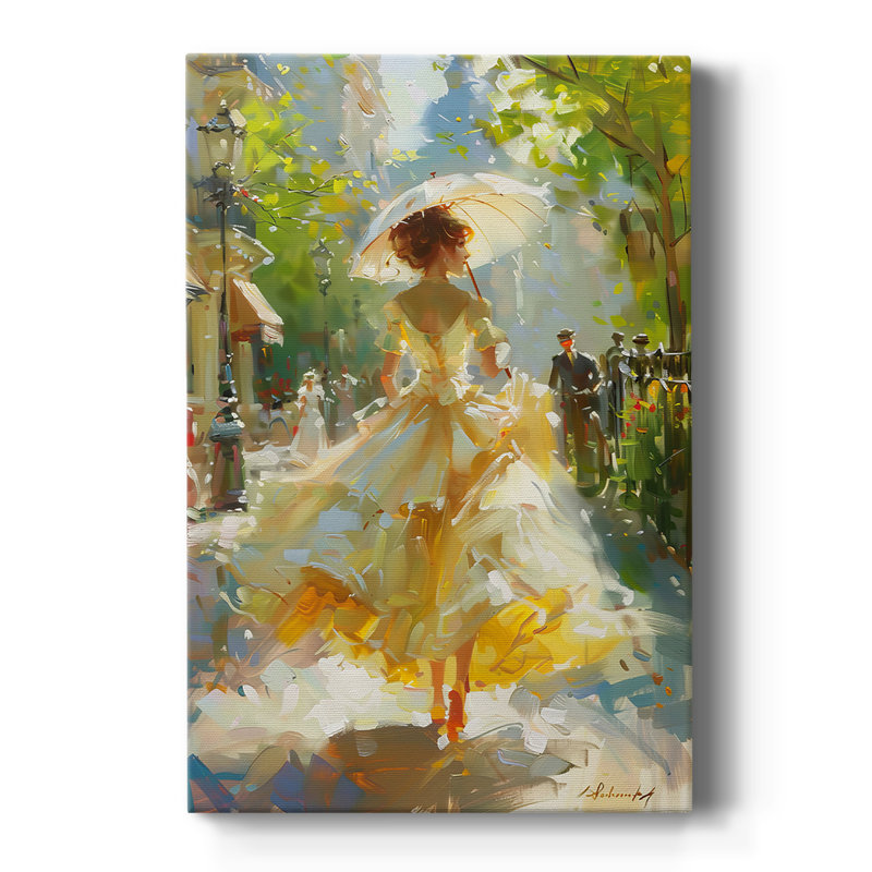WCCEN Series DCCCL XXII - Toile tendue avec châssis de qualité supérieure - Prêt à être accroché, H 60 po x l 40 po