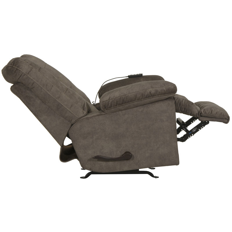 Fauteuil inclinable Klein berçant avec chaleur et massage, Brun