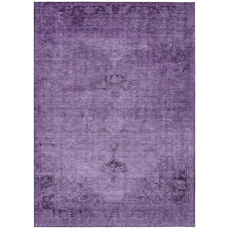 Flatweave Washable Oriental Indoor / Outdoor Rug, Rectangle 9' x 12'