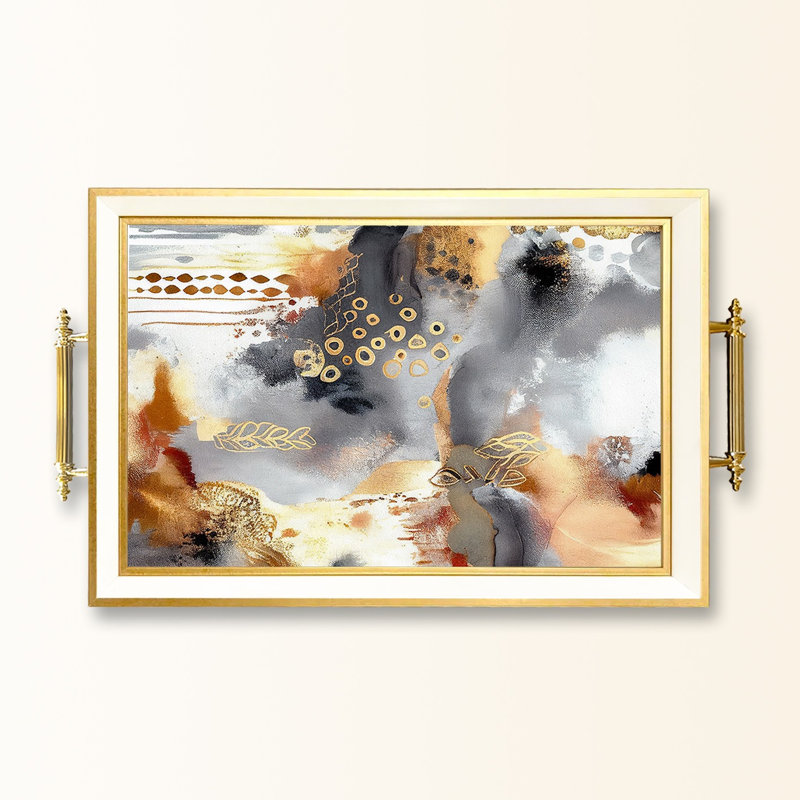 Élégant plateau en verre de 19,7 po x 11,4 po x 1,4 po | Fabrication 100% verre durable | Facile à nettoyer avec un chiffon humide | Idéal pour le service, la présentation décorative et l'organisation | Ajout élégant à la décoration intérieure