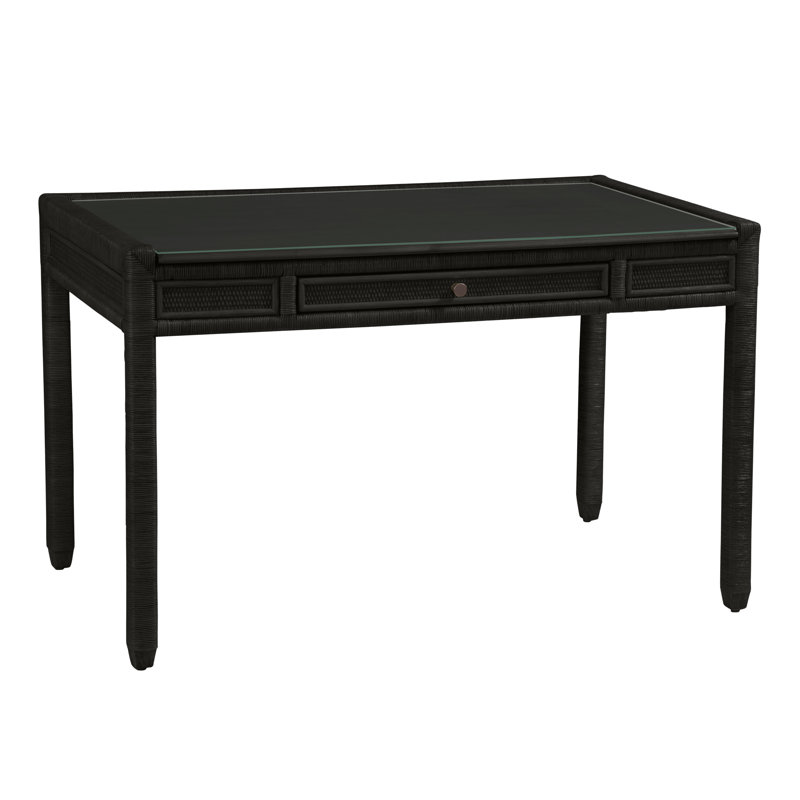 Pine Isle Writing Desk, Antique Black, Yes