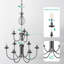 Lustre classique / traditionnel à 9 lumières de 30 po de style bougie