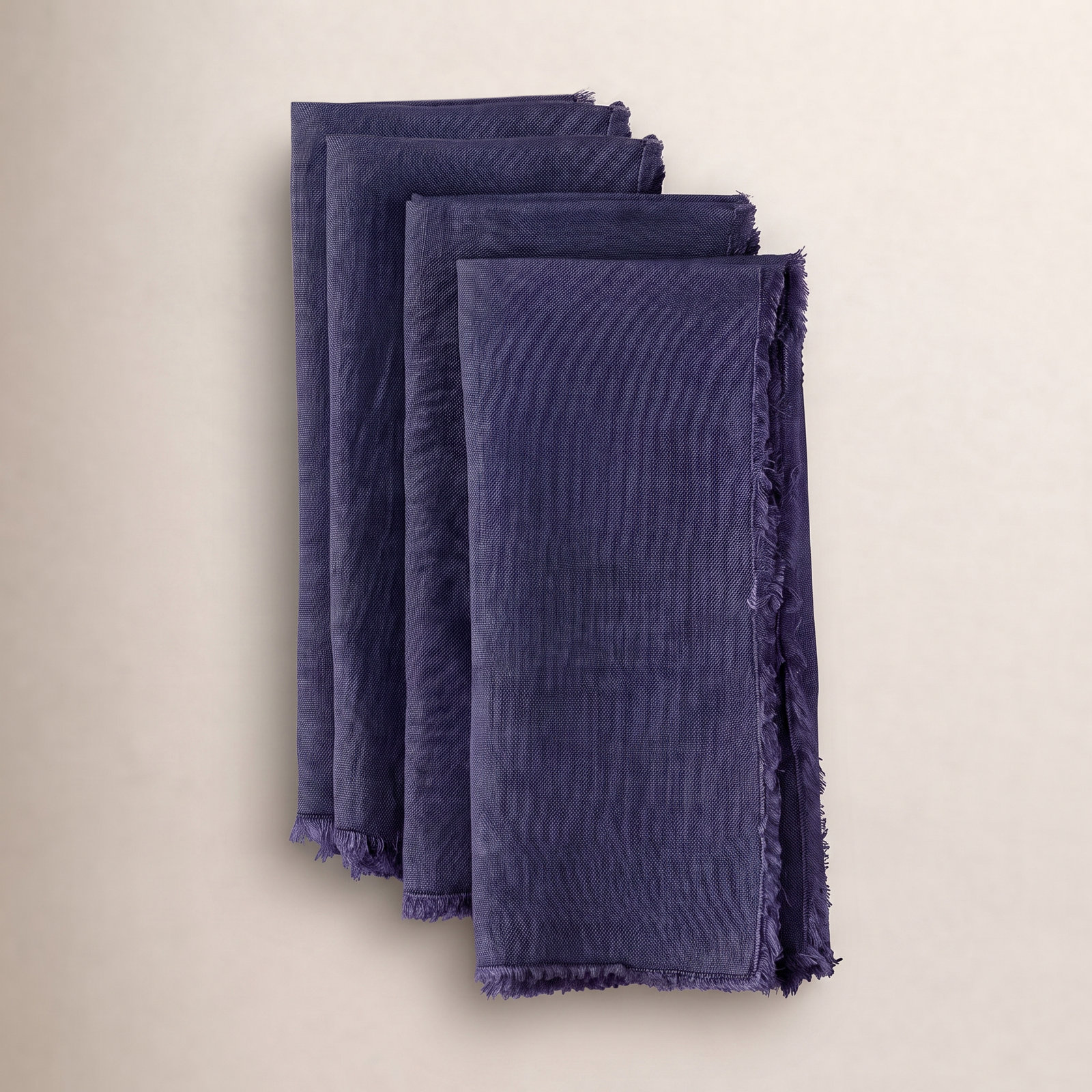 Zadia Reversible Linen Napkin, Midnight Blue
