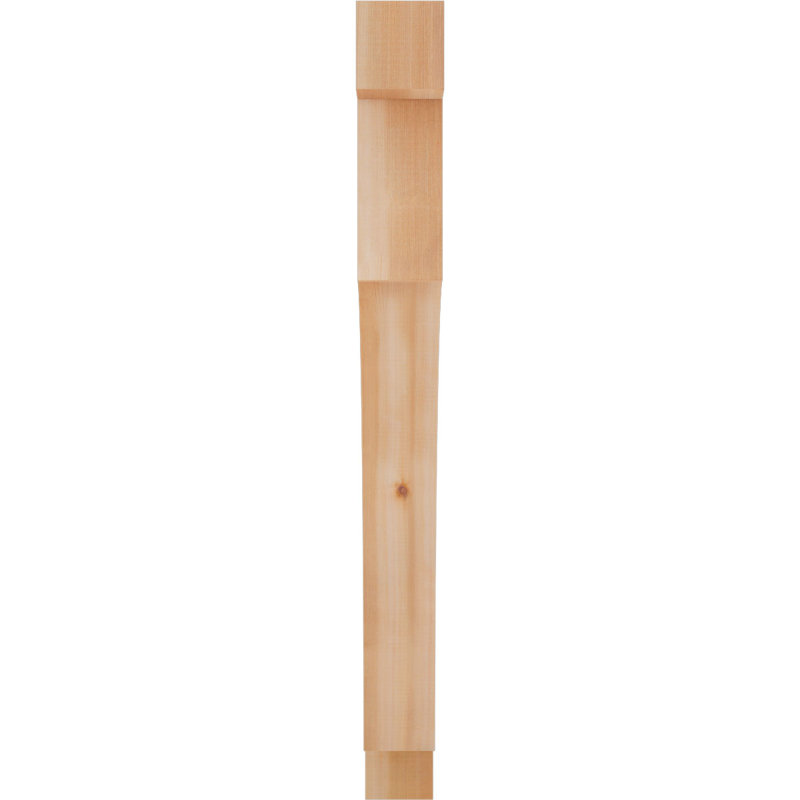 Support Westlake Block, Cèdre rouge de l'Ouest (lisse), H 42 po x l 3,5 po x P 38 po