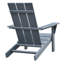 Ensemble de 2 chaises d'extérieur Adirondack et ensemble de table, chaise d'extérieur en PEHD Allweather