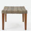 Fauteuil en bois et osier Hampton