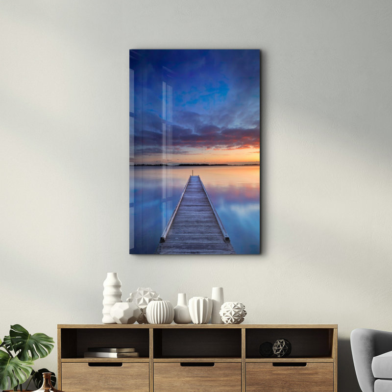 Elegant Tempered Glass Wall Art Painting, 13.8 x 21.7 inches | 100% Tempered Glass, Thickness: 0.16 inches | UV Printed for Vibrant Colors | Perfect for Home Decor, Living Room, & Office Spaces