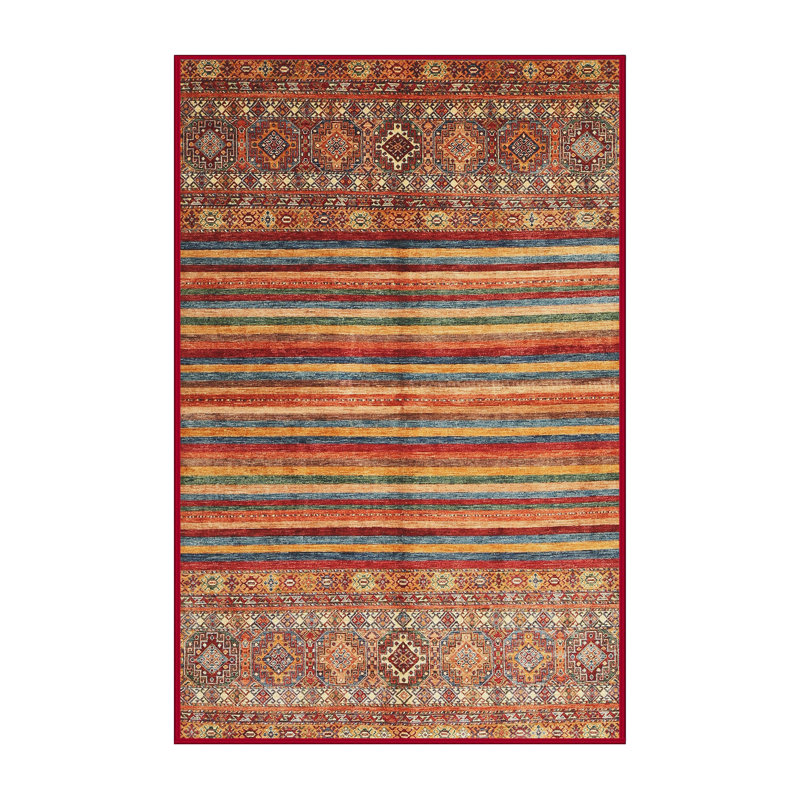 Tapis brun contemporain LaJuante, Rectangle 2 pi x 5 pi