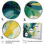 Impression sur toile jaune et turquoise, ordre complexe I - formes abstraites-1495303855-1495303860