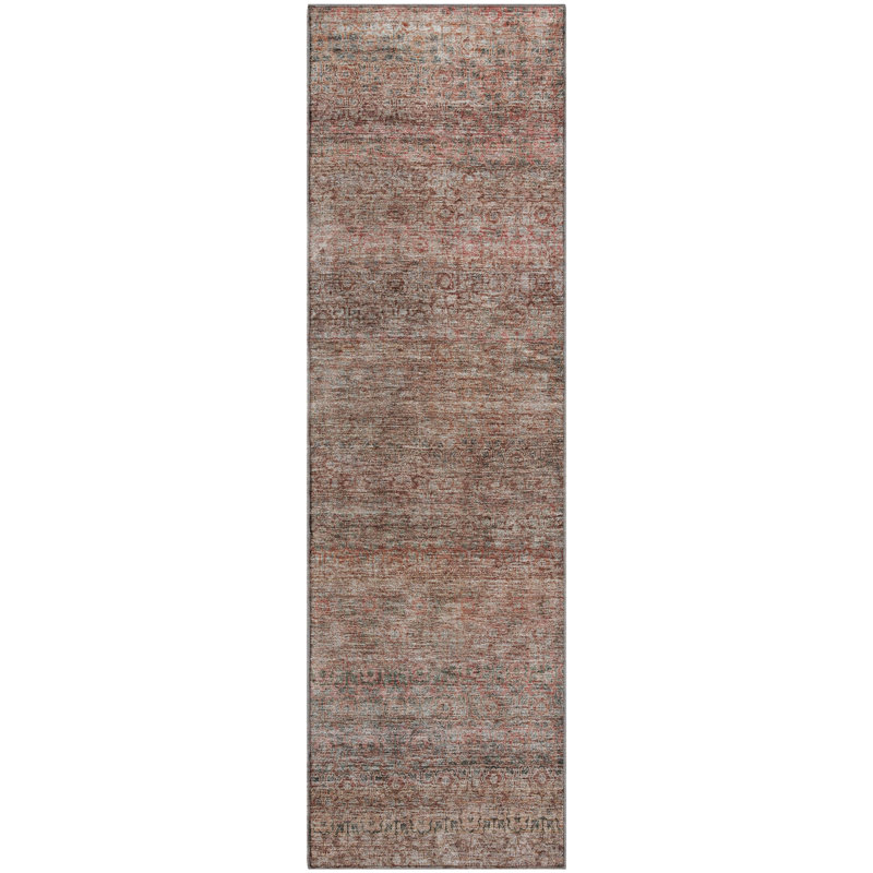 Premium Machine Washable Lyndhurst AMF1174 Stripes Rug, Tapis de couloir 2 pi 3 po x 7 pi 6 po
