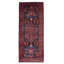 Tapis noir / rouge foncé Ayeln One-of-a-Kind 4 pi 5 po x 10 pi 7 po Ayeln