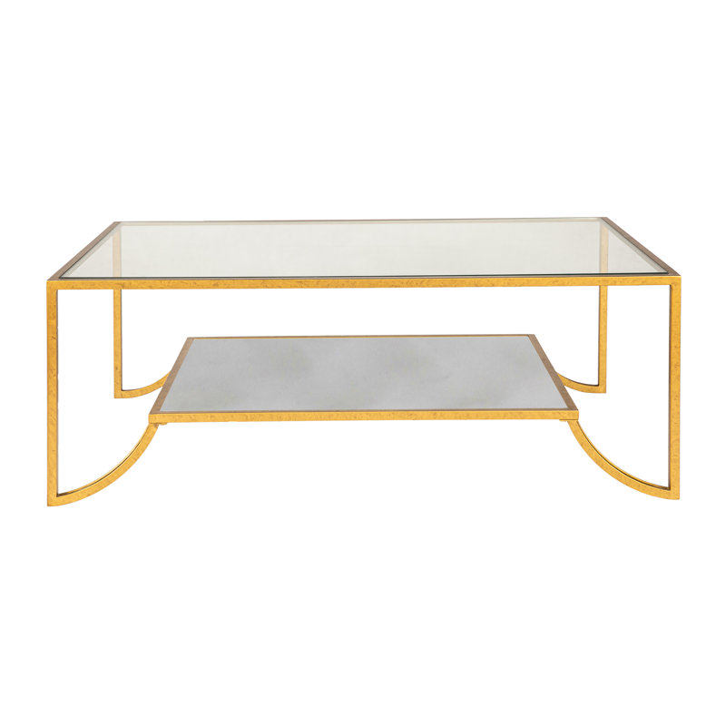 4 Legs Coffee Table, Light Gray