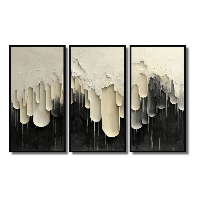 «Black Horizon», H 40 po x l 60 po, Impression encadrée sans passe-partout, Noir