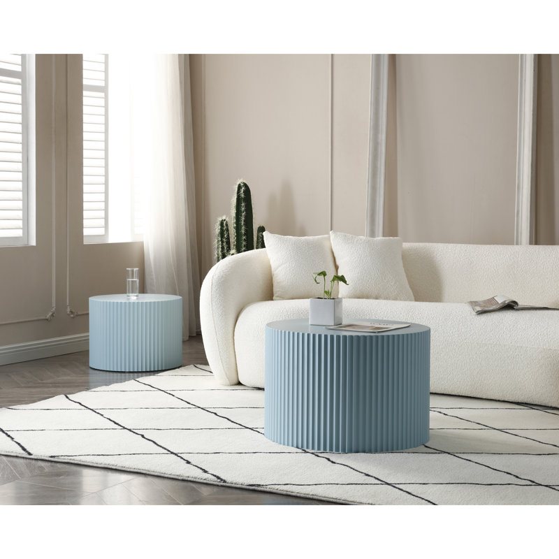 Table basse Charleson, Bleu clair