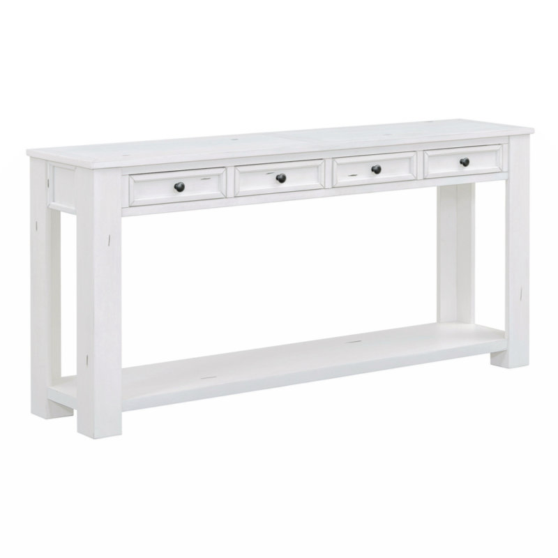 Bredyn Solid Wood Coffee Table, White