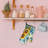 Flower & Flutter Oven Mitt Cotton Twill