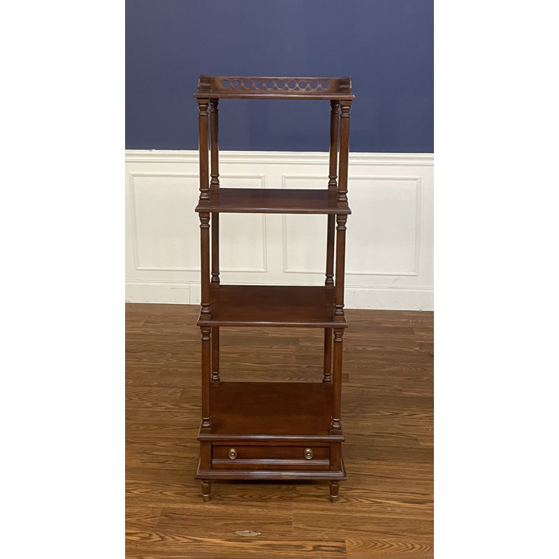 Bibliothèque en bois massif H 50 "x l 18"