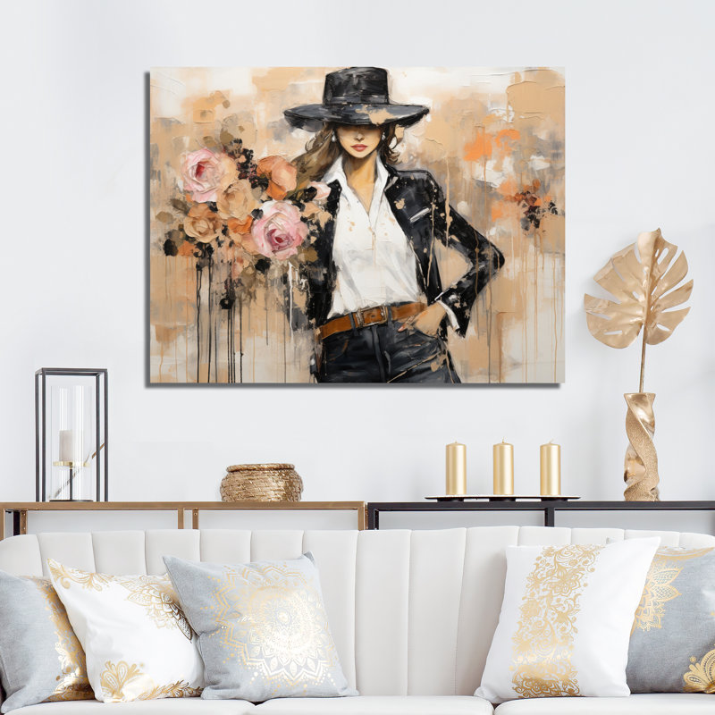 Fashion Chic, impression sur toile encadrée, 44" W x 34" H, Toile tendue