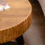 Table basse ronde 35,4 po - et élégante avec des pieds en bois massif et une base de qualité supérieure pour la maison-897871581