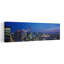 États-Unis, Illinois, Chicago, crépuscule, architecture contemporaine abstraite, art mural-486494592