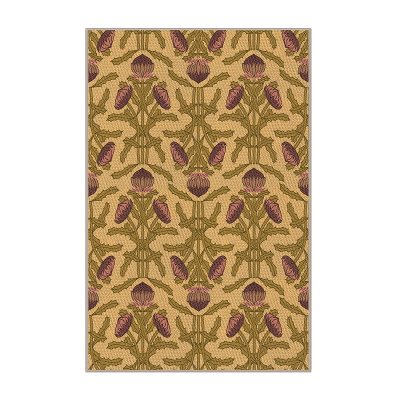 Tapis 100% à motif lavable à la machine 2989, Rectangle 7 pi x 9 pi