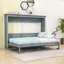 Lit escamotable double en bois avec lattes-1866595963