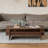Black walnut solid wood end table-110399598