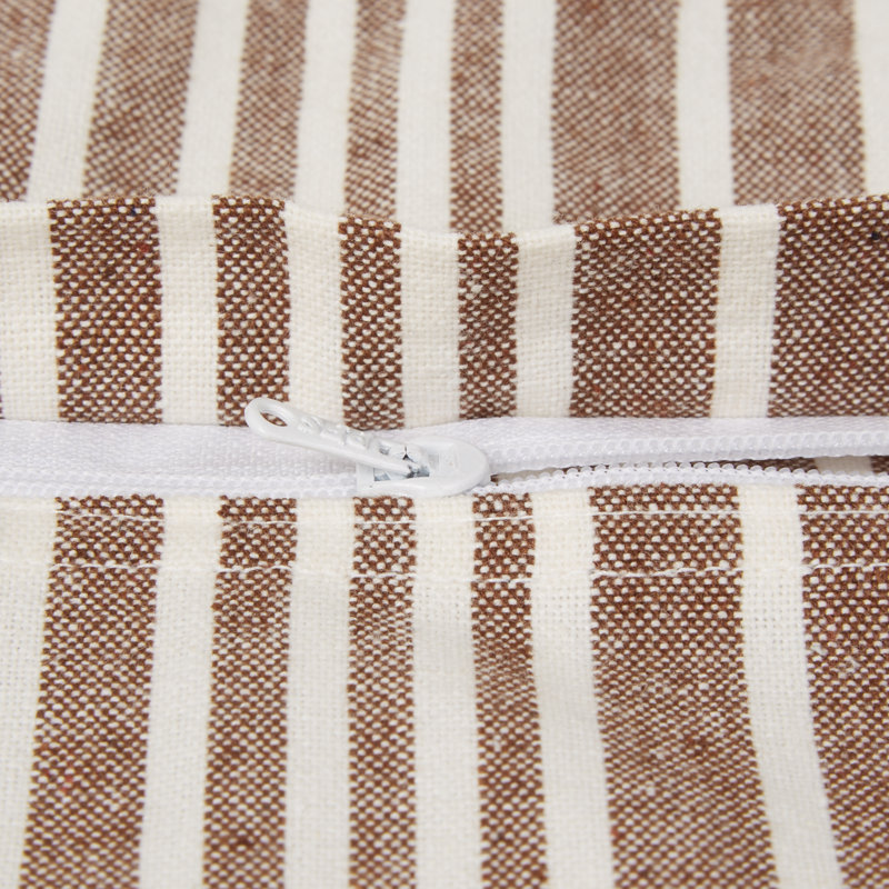 Housse de coussin carrée, Brun
