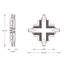 Recessed X Track Connector-12424107