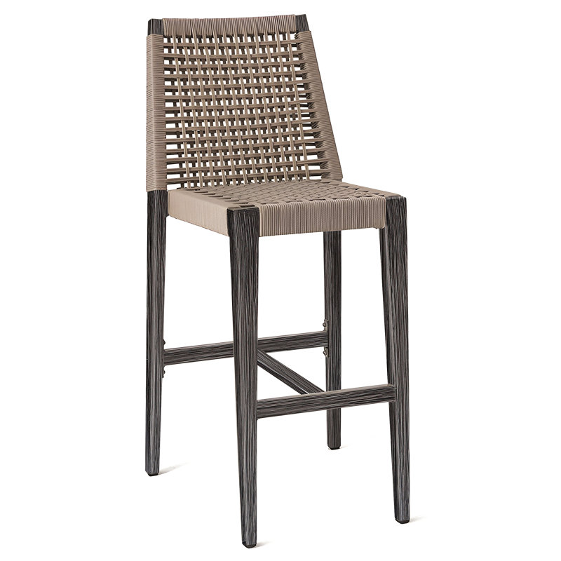 H&D Natural Rope Barstool