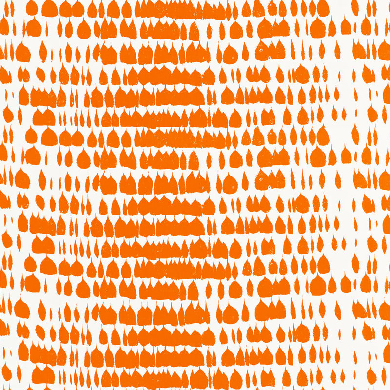 Queen Of Spain Fabric, Carrot