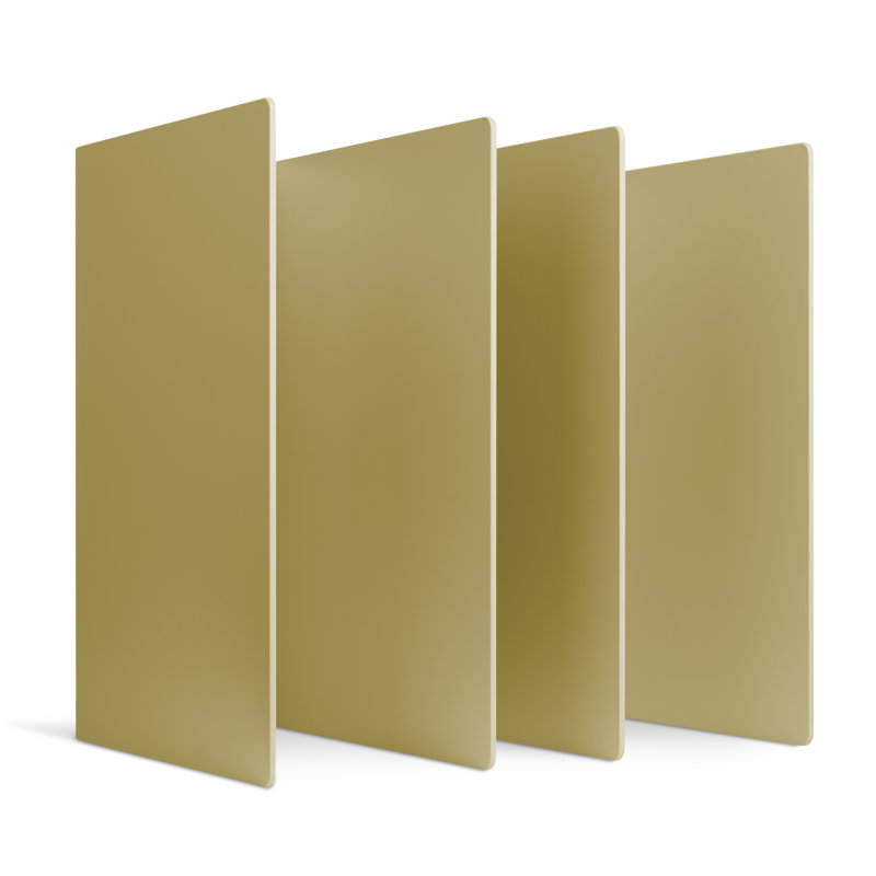 Tabs Mid-Century Modern Aluminum Bookends, Ochre