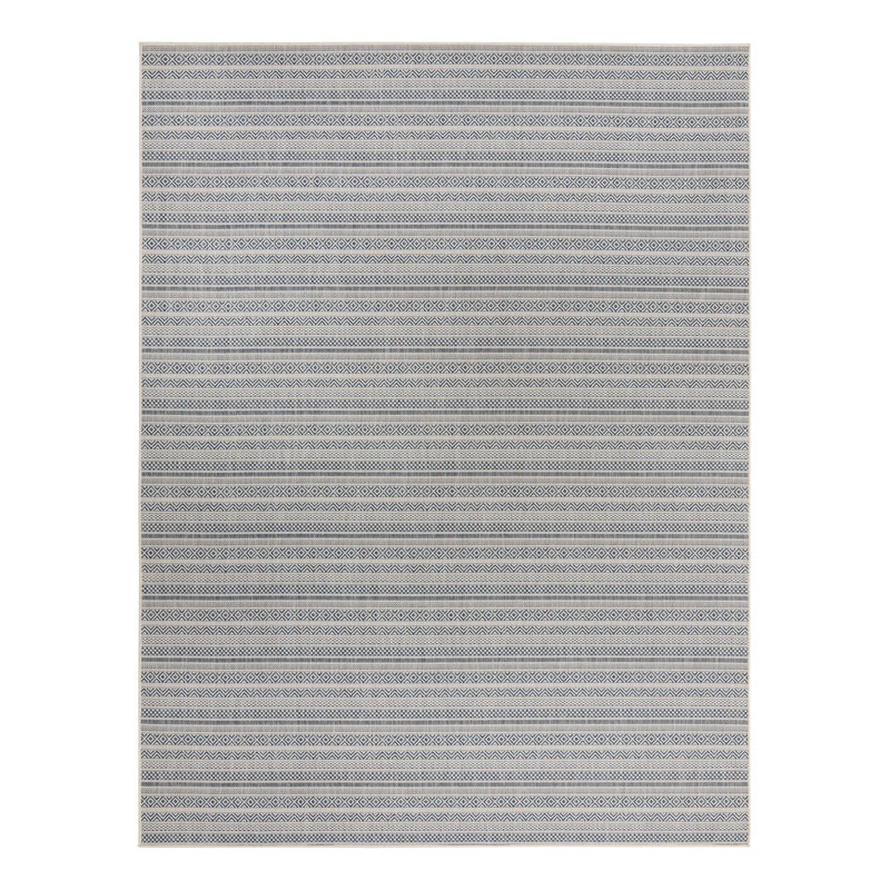 Evolet Striped Indoor / Outdoor Rug, Rectangle 9' x 12'