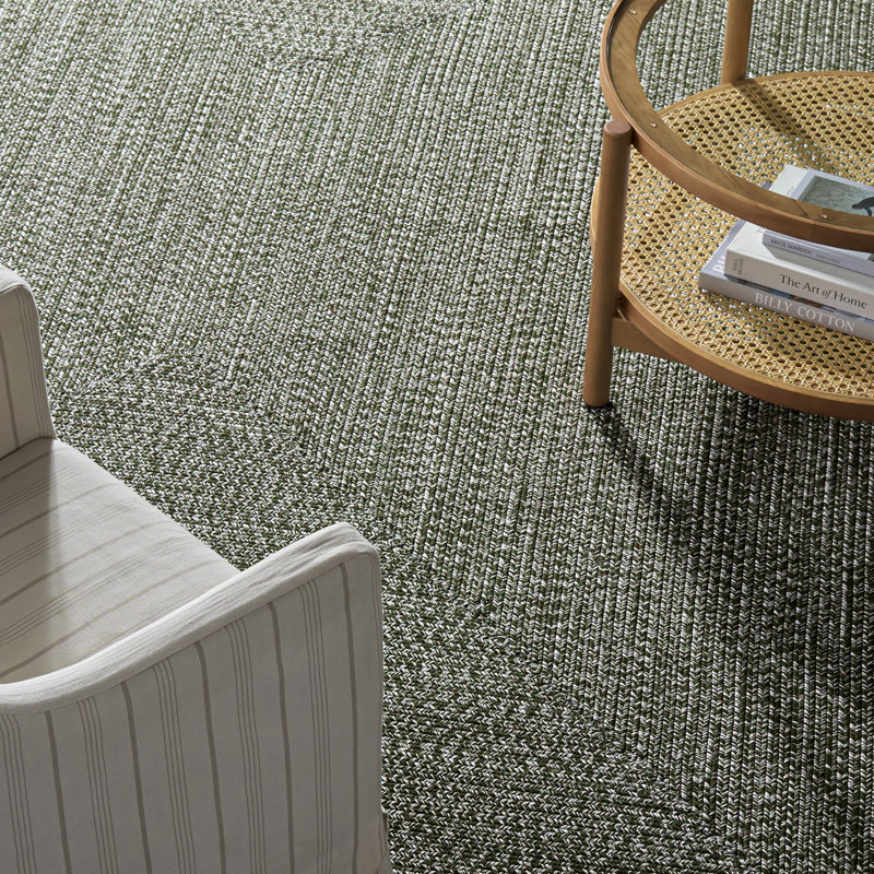 Braided 260 Hand Woven Performance Machine Washable No Pattern Rug, Rectangle 8' x 10'