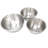 Ilene Stainless Steel Stainless Steel Piece Nesting Nested Mixing Bowl Set