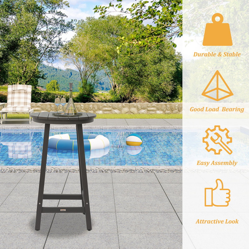 Table de patio, Gris
