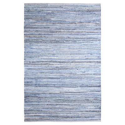 Jakes Striped Cotton Hand Woven Area Rug