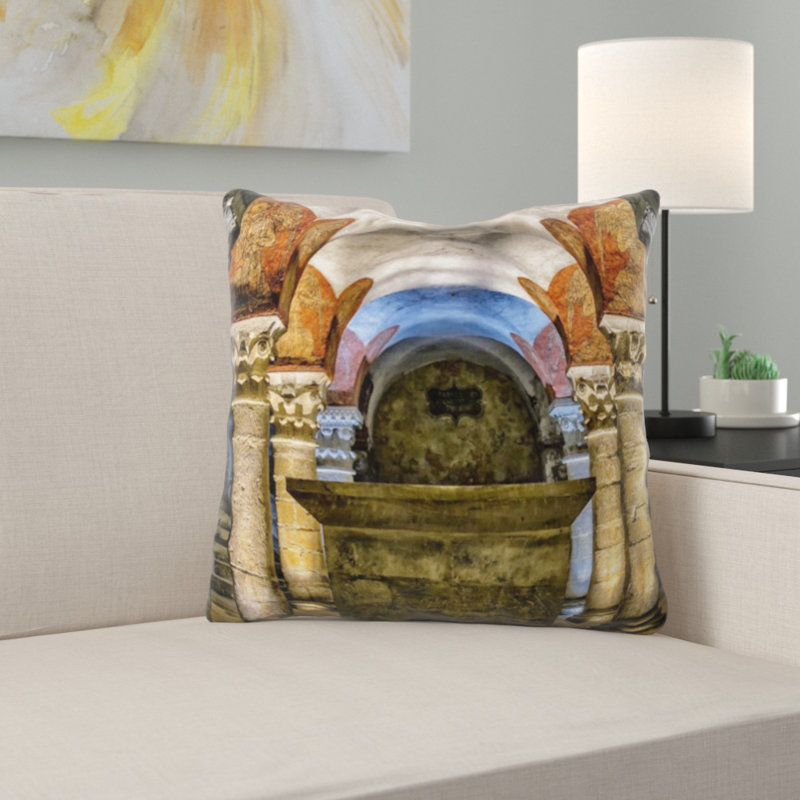 Coussin de jeté grave