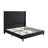 Crofford Modern Corduroy Upholstered Bed with 63''/65'' Tall Headboard & Solid Wood Leg-15391563-14536593