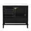Meuble-lavabo 36 po avec cadre en pin massif-1994222365