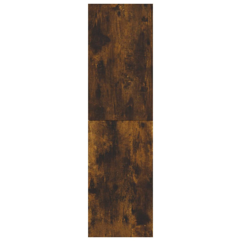 Brinda Linen Cabinet, Smoked Oak