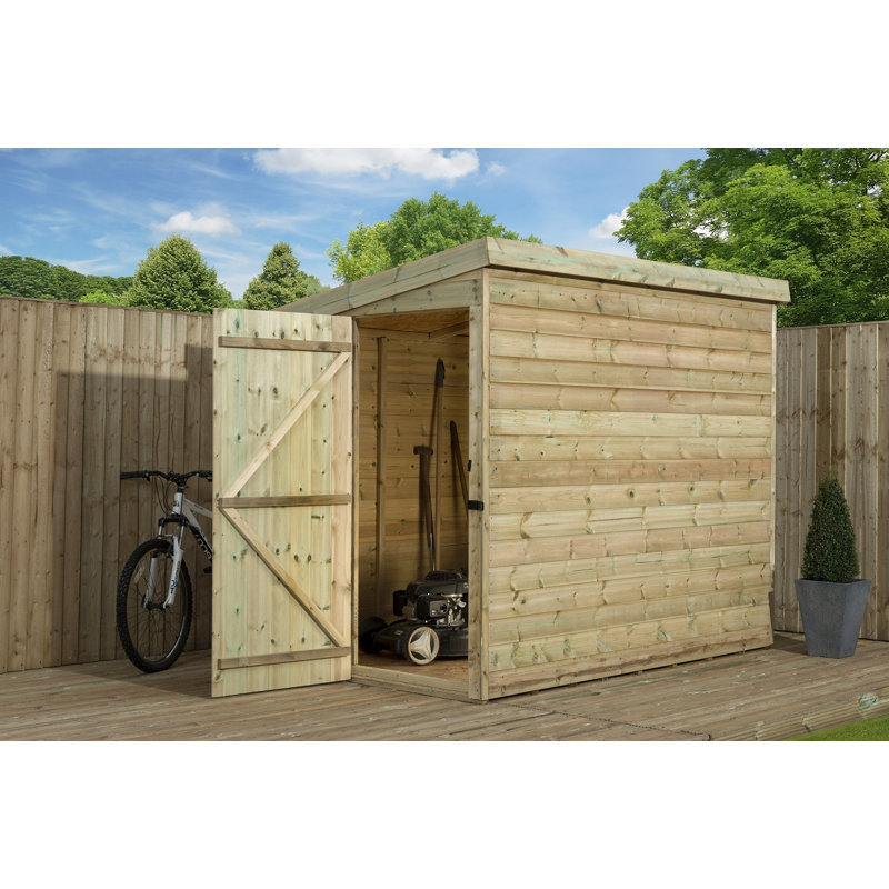 5 Ft. W x 5 Ft. D Shiplap Pent Wooden Shed
