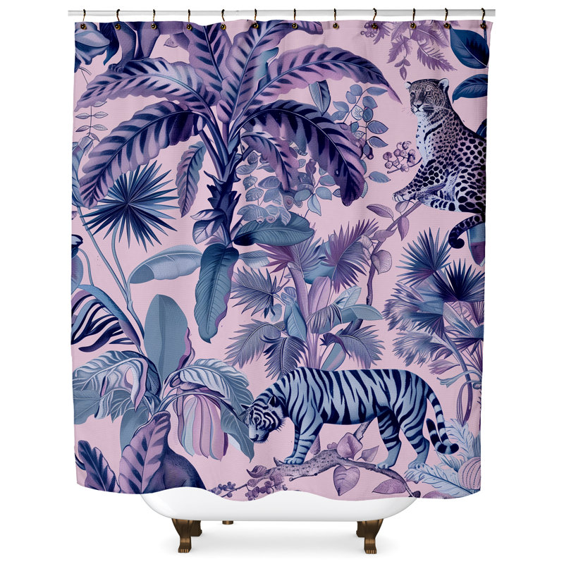 Baille Shower Curtain, 84"H x 71"W