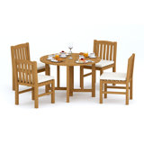 Devon Outdoor 5 - Piece Teak Dining Set