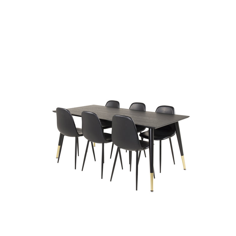 Azmar 6 - Person Dining Set
