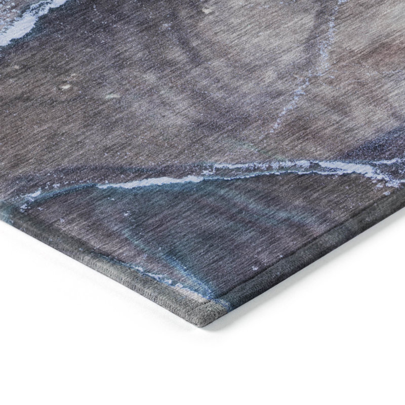 Tapis intérieur / extérieur Alfonzo avec envers antidérapant, Rectangle de 10 pi x 14 pi