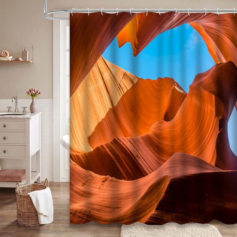 Rideau de douche Antelope Canyon Arizona, L 72 po x l 78 po